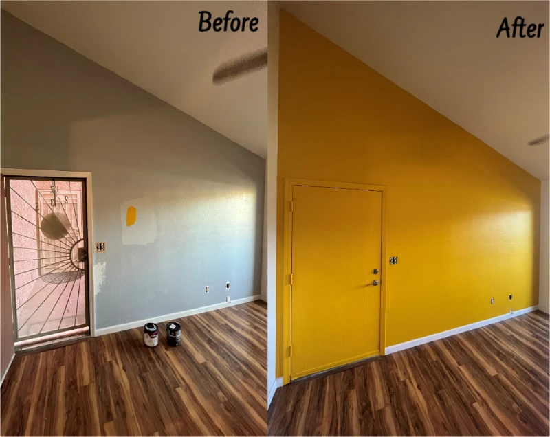 Interior Yellow paint