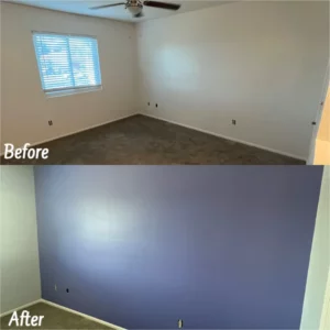 Interior Room Paint Before After