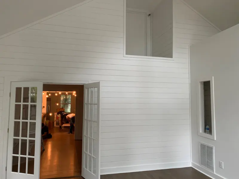 White House Paint with Doors