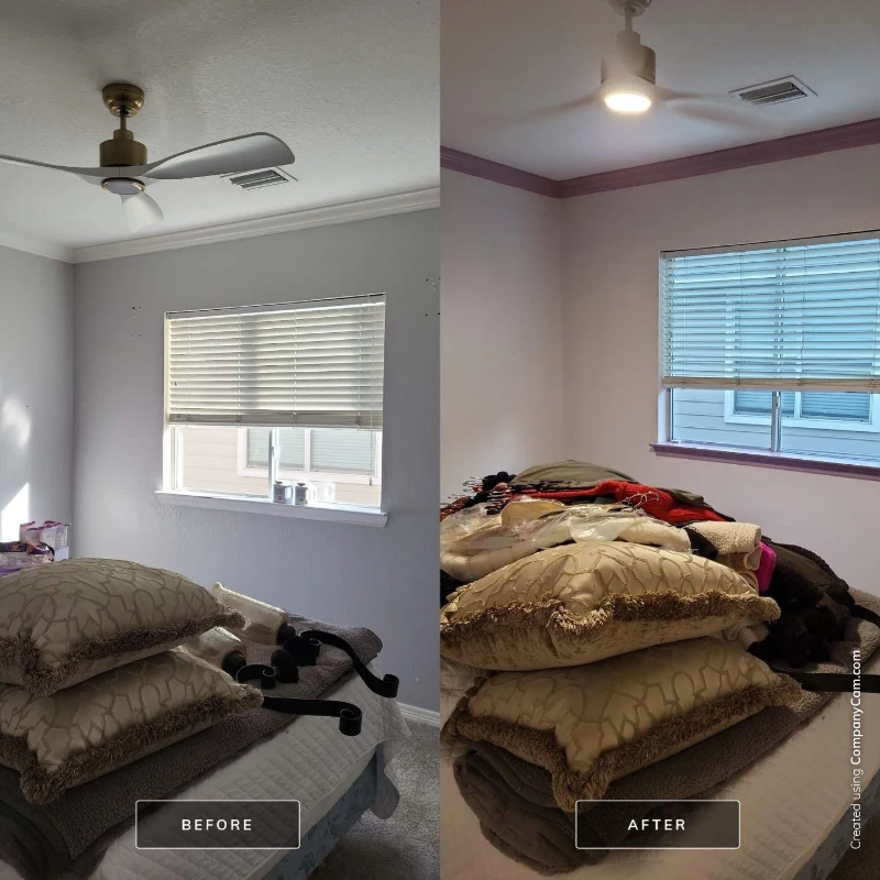 Interior Room Paint Before & After