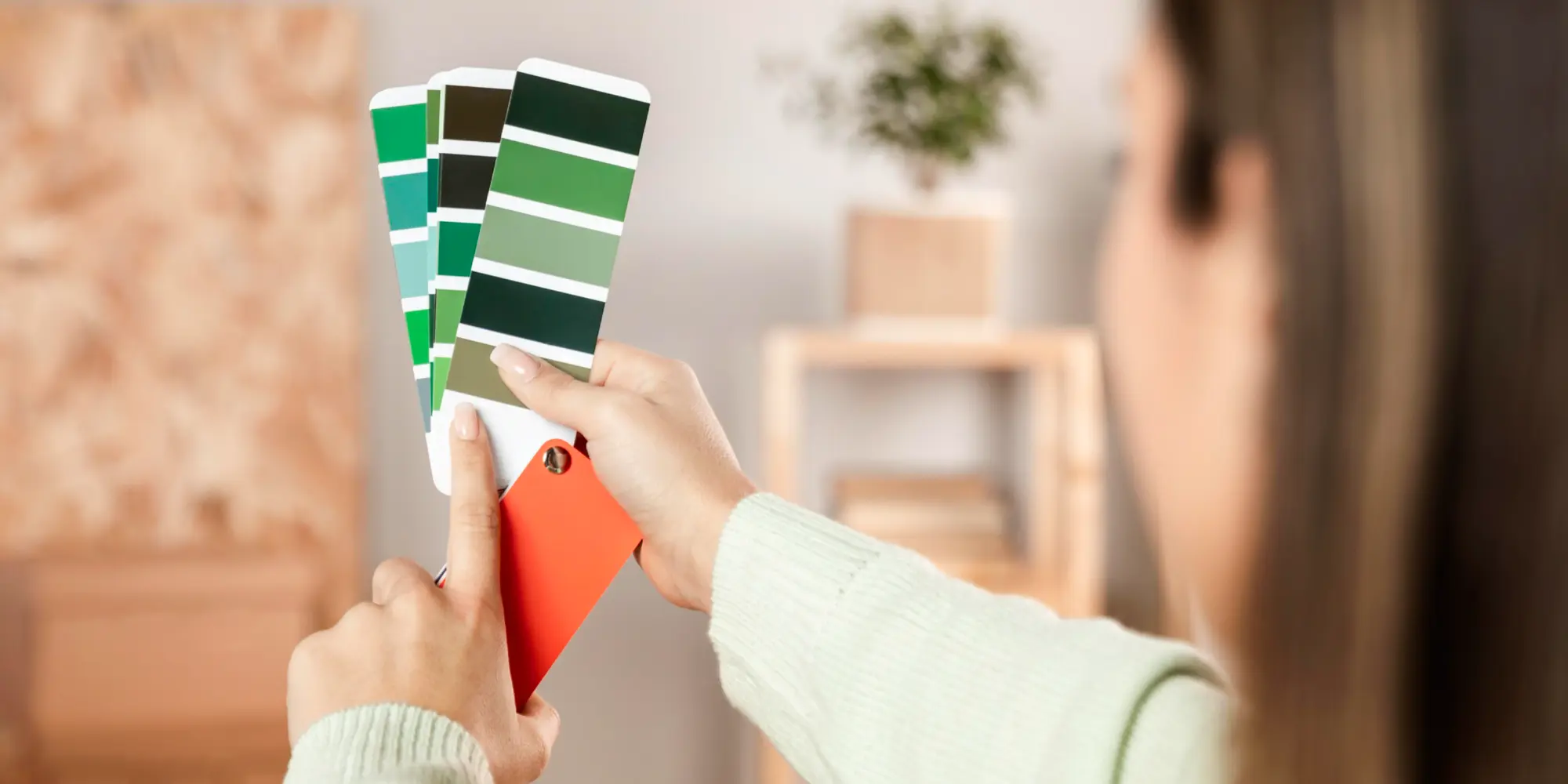 Green Color Shade Cards